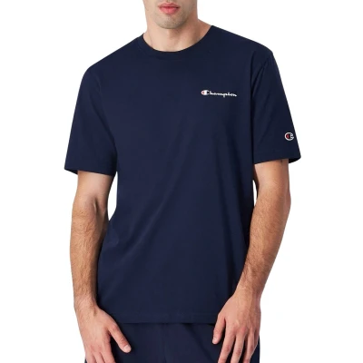Afbeelding van Champion Icons Crewneck Small LOGO Tshirt basic, Heren, Maat: Small, Navy