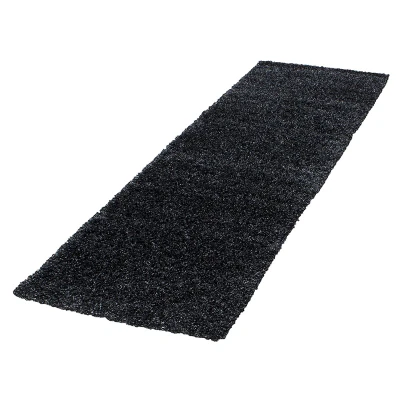 Afbeelding van Hoogpolige loper Life Antraciet 80x250cm Adana Carpets