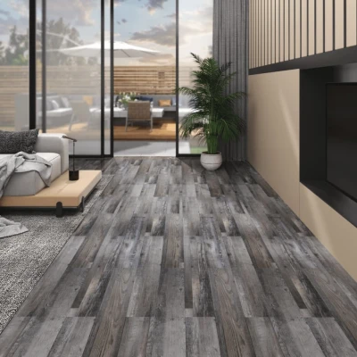 Afbeelding van Vloerplanken zelfklevend 4,46 m² 3 mm PVC industrieel houtkleur