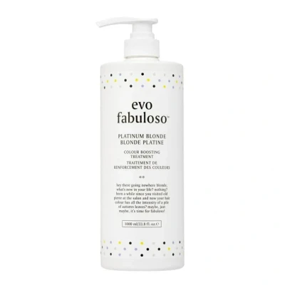 Afbeelding van Evo Fabuloso Platinum Blonde Colour Boosting Treatment 1000ml Haibu by Kapperskorting.com