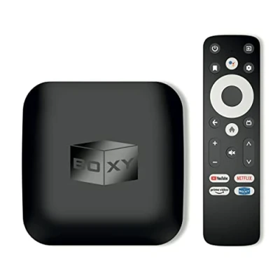 Afbeelding van BOXY Android TV 11 Box Mediaspeler Dune HD Media Center Chromecast Netflix in 4K Dolby Vision &amp; Atmos VP9 profile2, MKV/ISO DV P7 FEL AFR, HDR10+, DTS, USB 3.0, Wi FI, Bluetooth 5, Voice