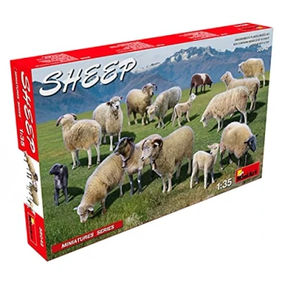 Afbeelding van 1:35 MiniArt 38042 Sheeps Plastic Modelbouwpakket
