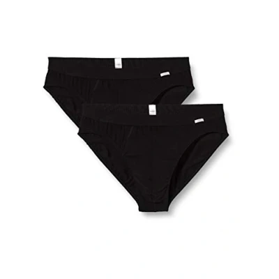 Afbeelding van HUBER Herenslip, verpakking van 2 stuks, zwart (7665), XL