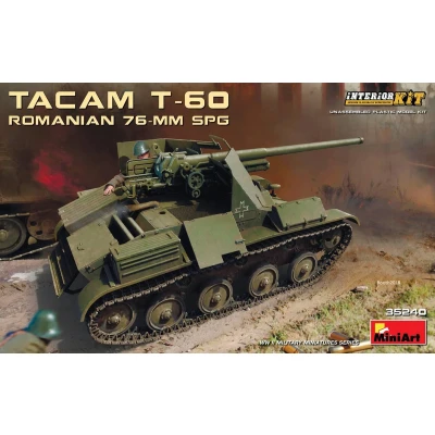 Afbeelding van Miniart Romanian 76 mm Spg Tacam T 60 Inter. Kit (Min35240) modelbouwsets, hobbybouwspeelgoed voor kinderen, modelverf en accessoires