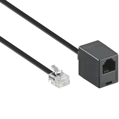 Afbeelding van 6 m Telefoon Verlengkabel RJ11