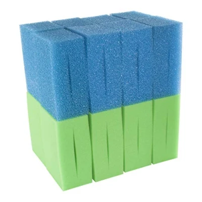 Afbeelding van LTWHOME Compatibele Filterschuim Grof en Filter Spons Fijn Geschikt voor Oase Biotec Screenmatic 18 &amp; 36 Aquariumfilter (16 Stuks)