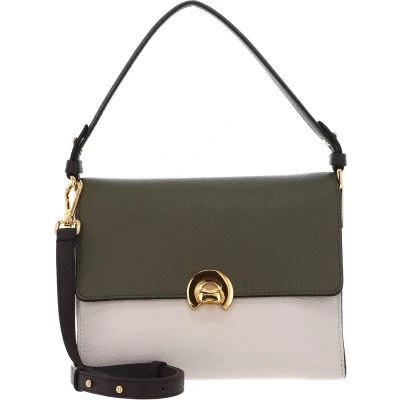 Afbeelding van COCCINELLE Leren Handtas Schoudertas Binxie Tricolor Handbag Grained Leather Lau. G / Lamb Fond Veelkleurig