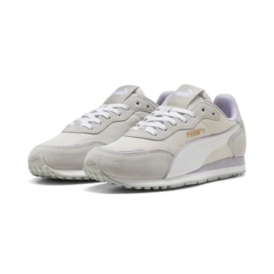 Afbeelding van PUMA Vrouwen ST Miler Rose Sneaker, Cool Light Gray Wit Lilac Crush, 7 UK, Lichtgrijs Lila 40.5 EU