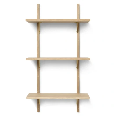 Afbeelding van Ferm Living Sector plank S/L Eiken messing