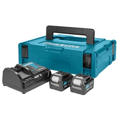 Afbeelding van Makita Accessoires Power source kit: DC10SA lader + 2x BL1040B 10,8V Li Ion schuifaccu 4,0Ah 197635 5 197636