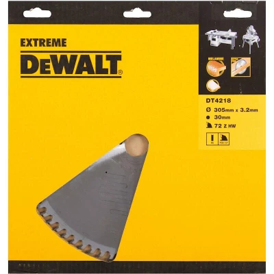 Afbeelding van DeWalt Accessoires Cirkelzaagblad 305x30x72t, holle tand, positief 10, kerf 3,2mm DT4218 QZ