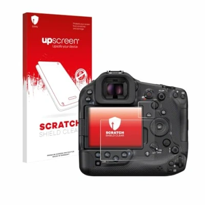 Afbeelding van upscreen Screenprotector voor Canon EOS R1 Folie Beschermfolie transparant