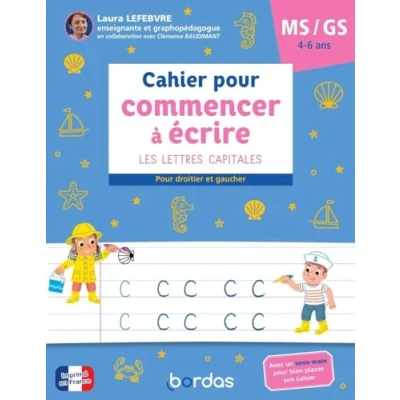 Afbeelding van Cahier pour commencer à écrire MS GS: Les lettres capitales
