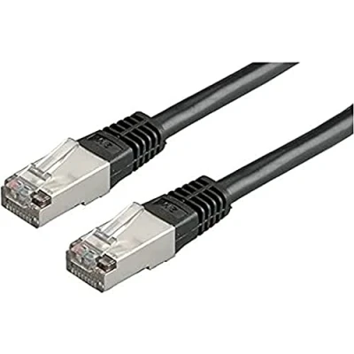 Afbeelding van Netwerkkabel Cat5e F/UTP 5 meter (100% koper, Zwart)