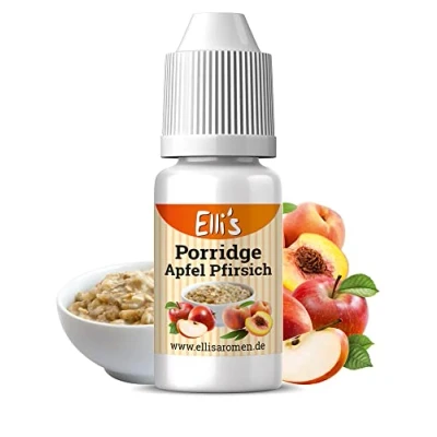 Afbeelding van Ellis Aromen pap appel perzik levensmiddelaroma vloeibaar voor levensmiddelen en vloeistoffen, het bakken, koken, zoals kwark caloriearm