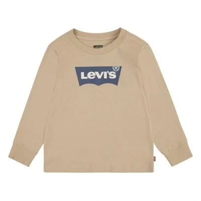 Afbeelding van Levi&#039;s Batwing TEE Longsleeve voor kinderen, Maat: 80, Safari