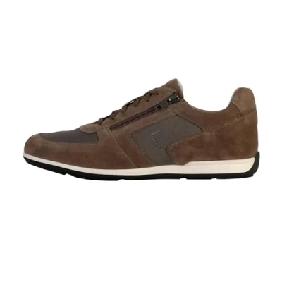 Afbeelding van Geox U Ionio Sneakers laag, Heren, Maat: 40, Dove grey Leer en textiel