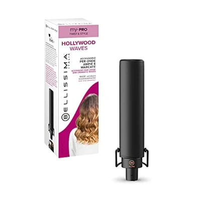 Afbeelding van Imetec 11838 Bellissima Twist &amp; Style GT22 160 Accessoires Hollywood waves voor Styler krultang Twist&amp;Style, ovale vorm brede golven, keramische coating, temperatuur 190 C