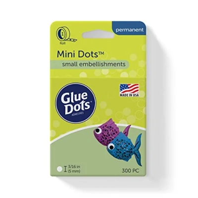 Afbeelding van Mini Glue Dots 3/16&quot; (300 Dots/Pkg)