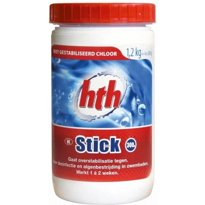 Afbeelding van Chloorsticks zwembad langwerkend HTH 900 gram