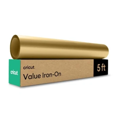Afbeelding van Cricut Value Opstrijkbaar Goud 30,5 cm x 1,5 m (1)