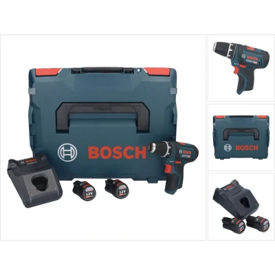 Afbeelding van Bosch GSR 12V 15 Professionele accuboormachine 12 V 30 Nm + 2x accu 3.0 Ah lader L Boxx