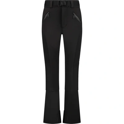 Afbeelding van NIKKIE dames Uda high waist flared skibroek met ritszakken in de kleur Zwart, maat: 42