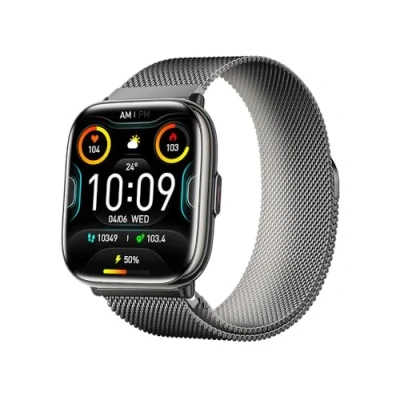 Afbeelding van Trevi T FIT 265A Smartwatch met 1,75 inch AMOLED display, Always On Full Touch, draadloze oproepen, slaapmonitor, stappen, hartslag, fitnesstracker, waterdicht IP67, zwart