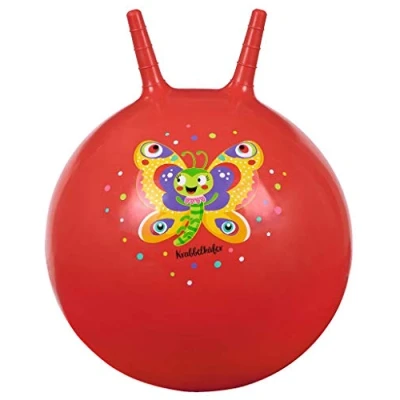 Afbeelding van Moses Skippybal Krabbelkäfer Vlinder Junior 45 Cm Rood