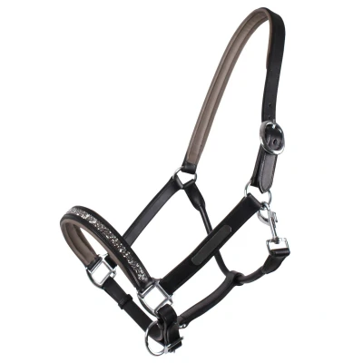 Afbeelding van QHP Leren Halster Lupine