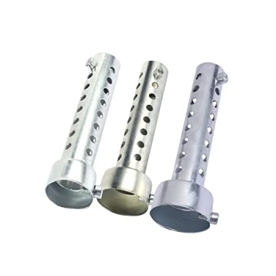 Afbeelding van Universal Motorcycle Baffle, Motorbike Uitlaat Kan DB Killer Silencer Pijp Insert Baffle Zilver (35mm/42mm/45mm)(45mm)