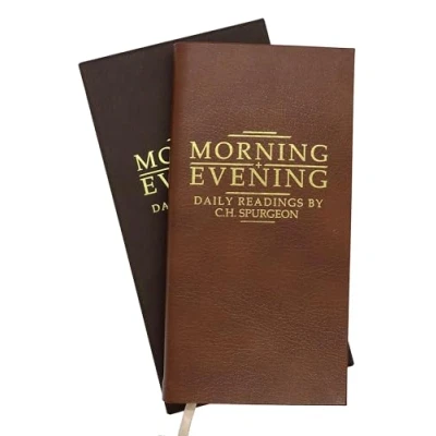 Afbeelding van Morning and Evening Tan Leather: Daily Readings by C. H. Spurgeon