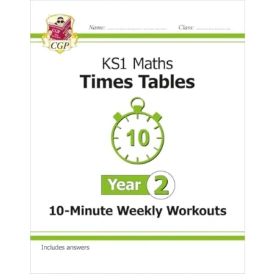 Afbeelding van KS1 Year 2 Maths Times Tables 10 Minute Weekly Workouts