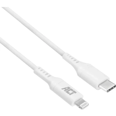 Afbeelding van ACT AC3015 USB C naar Lightning Laad en Datakabel MFI gecertificeerd 2 meter
