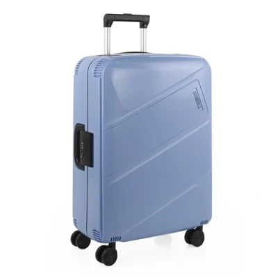Afbeelding van JASLEN Middelgrote Koffer. Suitcase Medium Trolley Reiskoffer van JASLEN. Lichtgewicht Polypropyleen Harde Schaal 4 Wielen Cijferslot, Blauw