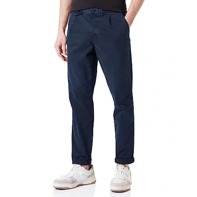 Afbeelding van Tommy Hilfiger Geweven broek voor heren, woestijn hemel, 33W / 32L