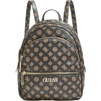 Afbeelding van Guess Manhattan Backpack Dames Rugtas Bruin