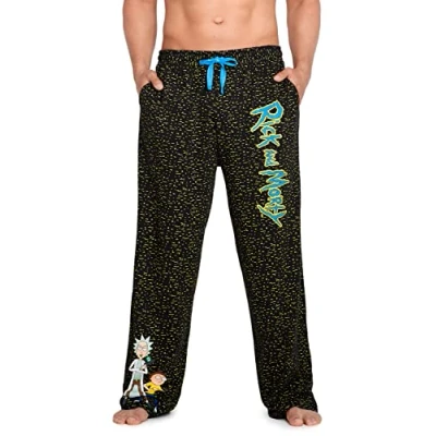 Afbeelding van Rick and Morty Heren Pyjama Nieuwigheid Lounge Broek Geschenken, Meerkleurig, XL