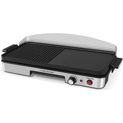 Afbeelding van Riviera &amp; Bar Plancha Gril Power Zone QPL365, zwart