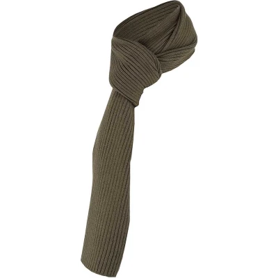 Afbeelding van Sarlini Sjaal heren Ribbed Khaki Effen One Size