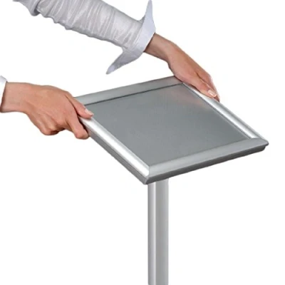 Afbeelding van Aluminium menukaarthouder A4