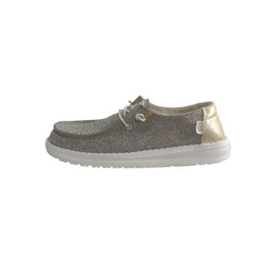 Afbeelding van Hey Dude Sportieve veterschoenen, Dames, Maat: 38, Oro Kunststof