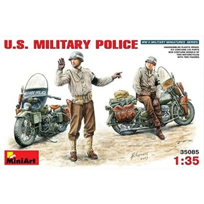 Afbeelding van Miniart U.s. Military Police (Min35085) modelbouwsets, hobbybouwspeelgoed voor kinderen, modelverf en accessoires