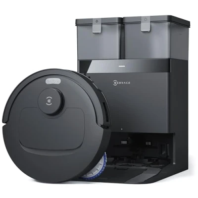 Afbeelding van ECOVACS DEEBOT T30C OMNI Robotstofzuiger en Dweilrobot, 20.000 Pa, ZeroTangle 3.0, TruEdge 2.0, TrueMapping Alles in één station, Automatisch zelfreinigingssysteem, Wit