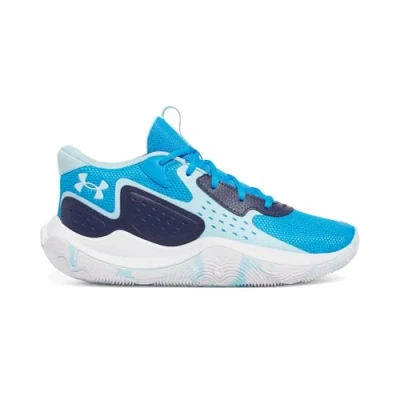 Afbeelding van UNDER ARMOUR uniseks volwassene Ua Jet &#039;23 Basketbalschoenen,Elektrisch Blauw Midnight Navy Stream,40 EU