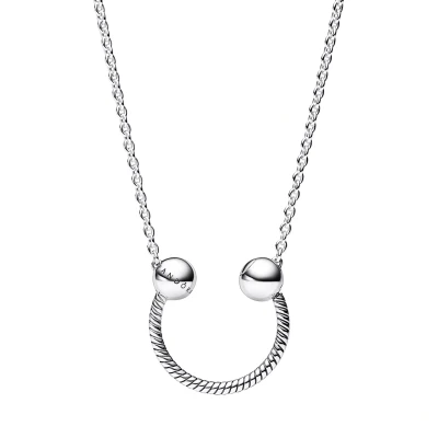 Afbeelding van Pandora 392747C00 Ketting U shape Charm Pendant zilver 45 cm