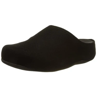 Afbeelding van Fitflop Shuv vilt slipper voor dames, Zwart, 43 EU