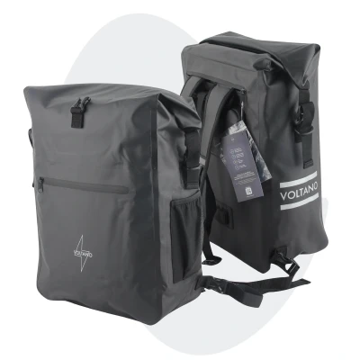 Afbeelding van Voltano Luxe Fietstas / Rugtas 28L Zwart