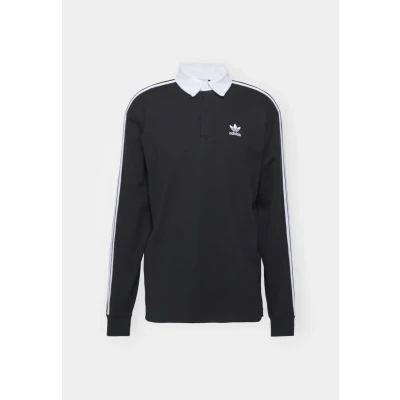 Afbeelding van adidas Originals Rugby Longsleeve, Heren, Maat: XS, Black