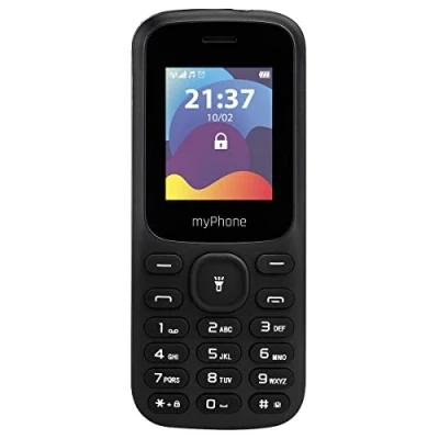 Afbeelding van MP myPhone Fusion toets telefoon, grote verlichte toetsen, kleurendisplay 1,77 inch, batterij 600 mAh, fakkel, radio, dual sim, bluetooth, mobiele telefoon voor senioren, zwart, toetstelefoon,